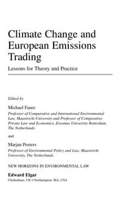 Tapa de Climate change and European emissions trading