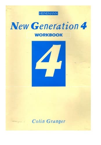 Tapa de New generation