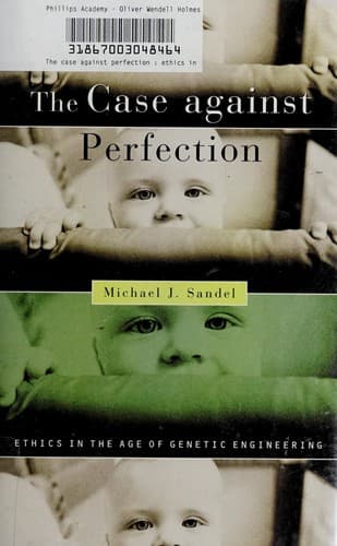 Tapa de The case against perfection