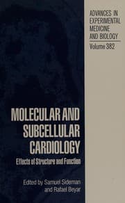 Tapa de Molecular and subcellular cardiology
