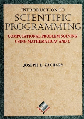 Tapa de Introduction to scientific programming