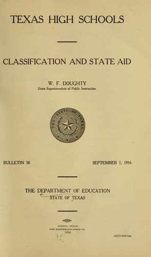 Tapa de Texas public schools