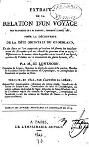 Tapa de Extrait de la relation d'un voyage, fait par ordre de S. M. danoise, pendant l'année 1786, pour ..