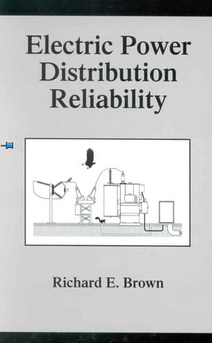 Tapa de Electric power distribution reliability