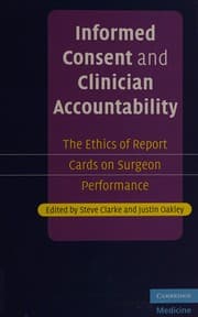 Tapa de Informed consent and clinician accountability