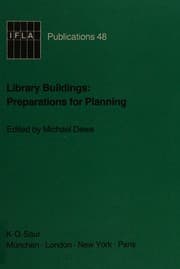 Tapa de Library Buildings: Preparations for Planning