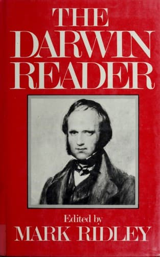 Tapa de The Darwin reader