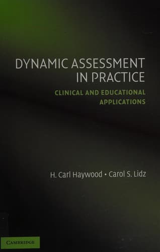 Tapa de Dynamic assessment in practice