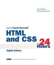 Tapa de Sams teach yourself HTML and CSS 24 hours