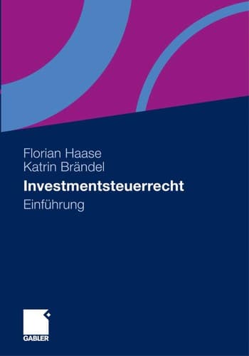 Tapa de Investmentsteuerrecht
