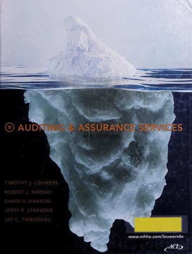 Tapa de Auditing & assurance services