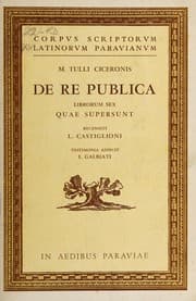 Tapa de De re publica