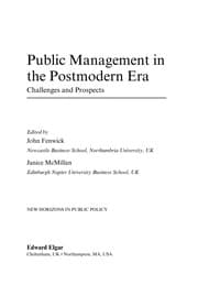 Tapa de Public management in the postmodern era