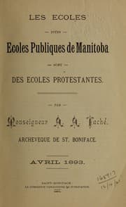 Tapa de Les ecoles dites Ecoles Publiques de Manitoba sont des Ecoles Protestantes