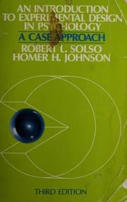 Tapa de An introduction to experimental design in psychology
