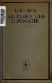 Tapa de Leitfaden der Dogmatik