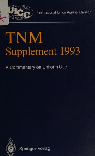 Tapa de TNM supplement 1993