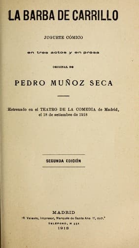 Tapa de La barba de Carrillo