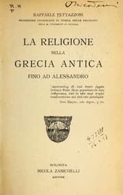 Tapa de La religione nella Grecia antica fino ad Alessandro ...