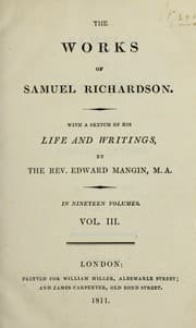 Tapa de The works of Samuel Richardson