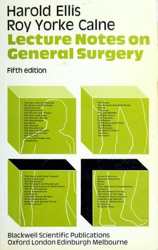 Tapa de Lecture notes on general surgery