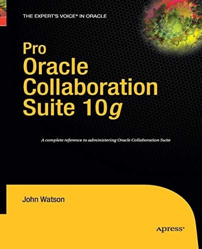 Tapa de Pro Oracle Collaboration Suite 10g