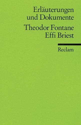 Tapa de Theodor Fontane, Effi Briest