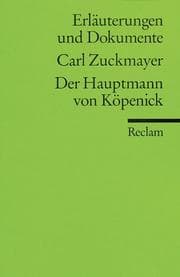 Tapa de Carl Zuckmayer, Der Hauptmann von Köpenick