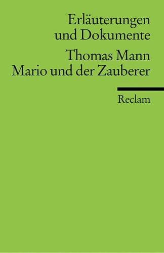 Tapa de Thomas Mann, Mario und der Zauberer