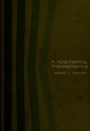 Tapa de Fundamental mathematics