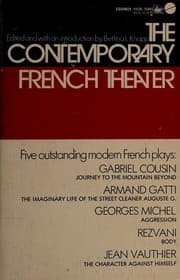Tapa de The contemporary French theater