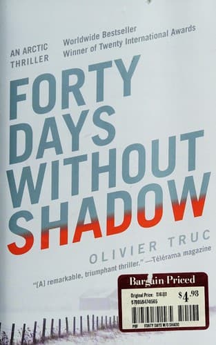 Tapa de Forty days without shadow