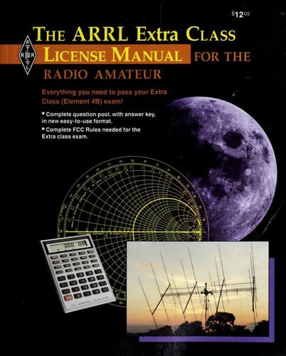 Tapa de The ARRL extra class license manual