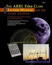 Tapa de The ARRL extra class license manual