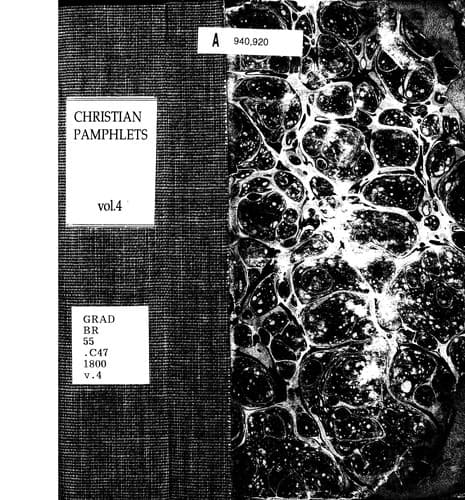 Tapa de [Christian pamphlets