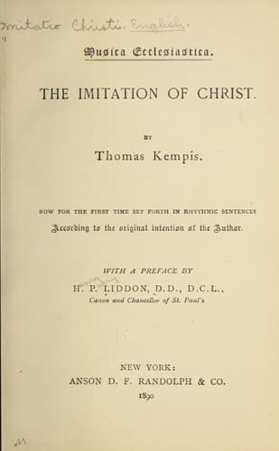 Tapa de Musica ecclesiastica