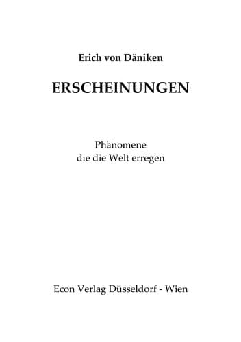 Tapa de Erscheinungen