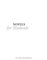 Tapa de Novels for students