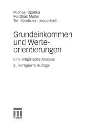 Tapa de Grundeinkommen und Werteorientierungen