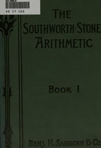 Tapa de The Southworth-Stone arithmetic