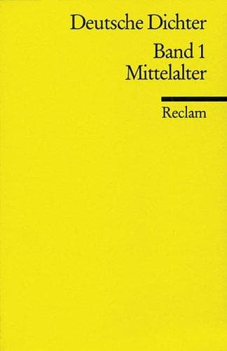 Tapa de Deutsche Dichter I. Mittelalter.