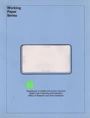 Tapa de The relationship of physician Medicaid reimbursement in private practice and hospital outpatient departments to actual costs of providing care