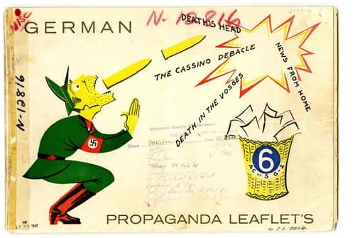 Tapa de German Propaganda Leaflets