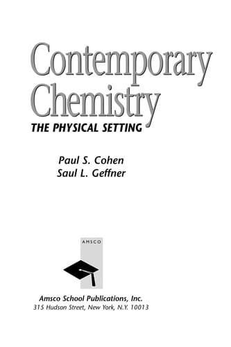 Tapa de Contemporary Chemistry