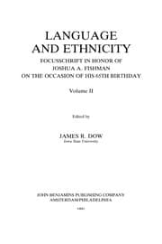 Tapa de Language and Ethnicity