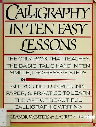 Tapa de Calligraphy in ten easy lessons