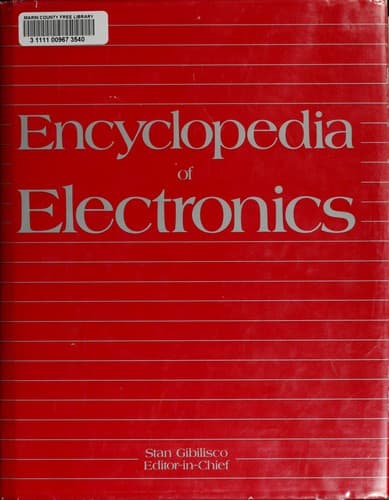 Tapa de Encyclopedia of electronics
