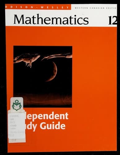Tapa de Pure Mathematics, Grade 12, Student Edition