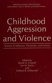 Tapa de Childhood aggression and violence