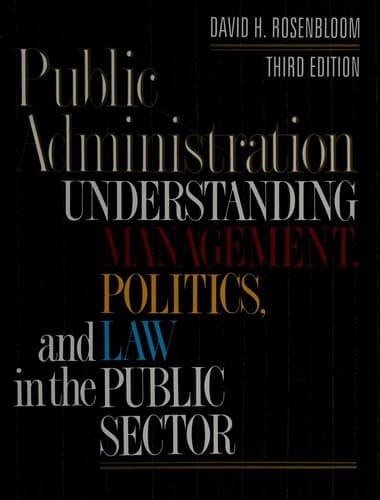 Tapa de Public administration